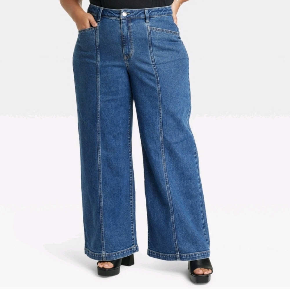 AVA & VIV wide leg jeans